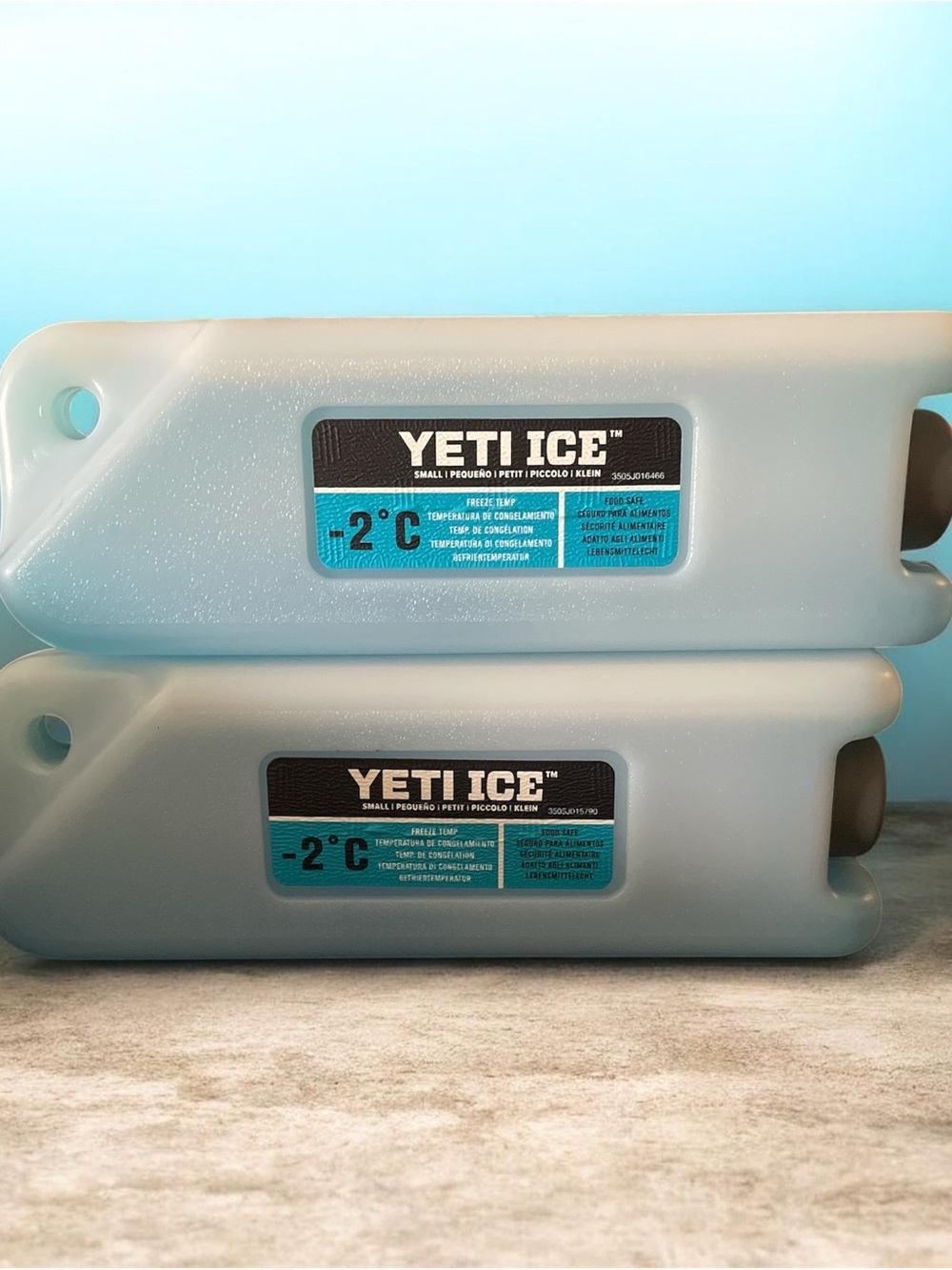 YETI ICE Pack - Light Blue / Aqua (Set of 2)